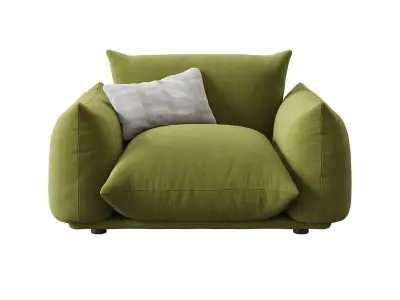 Marenco Armchair with Armrests 3D model