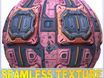 Sci-FI Seamless Texture Texture 2