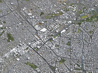 Damascus - 3D City Model Low-poly 3D model