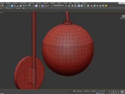 Mitzi Renee Wall Sconce Low-poly 3D model