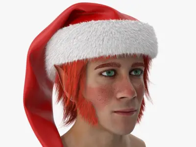  Christmas Elf Head 
