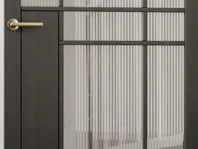 Entrance door set8 3D model