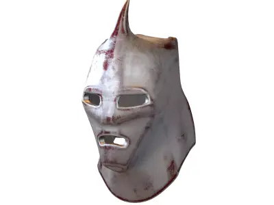 Knight Helmet v1 002 Low-poly 3D model