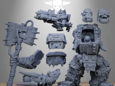 Orkaz Commander 3D print model