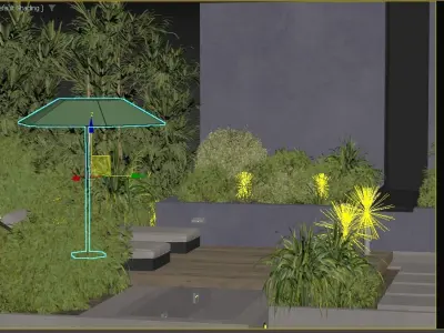 Landscape area 21 3D model