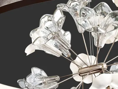 CLAYTON CHANDELIER Low-poly 3D model