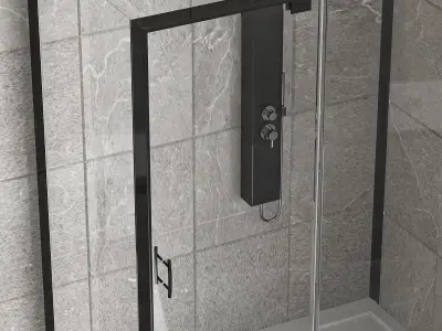 Shower Cabin Zest 3D model