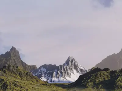 hyper realistic large scale  landscape 3D model
