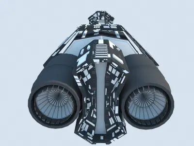 Spaceship Cargo Ultra MAX 2011 3D model