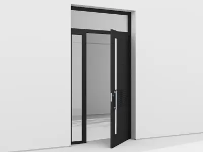Aluminium door 153 3D model