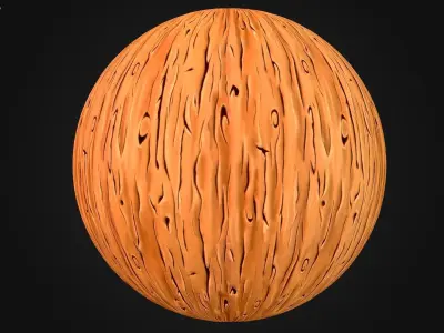 Stylized Seamless Wood Vol 158 - Hand Painted Textures Texture