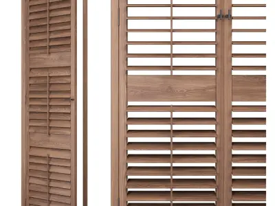 Shutters Doors 4 3D model