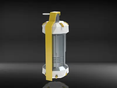 Sci-Fi Grenade as Stash Container 3D print model