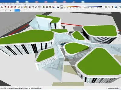 Sketchup Cultral Center F1 3D model