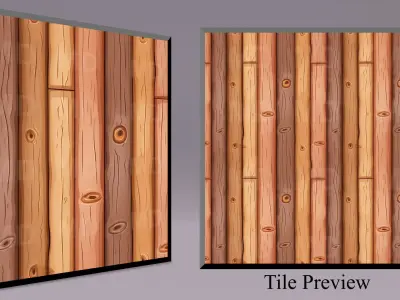 Cartoon Wood Textures Pack 31 - 10x PNG  Texture