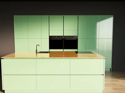 11-Kitchen11 glossy 1 3D model
