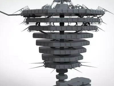 resident evil the hive 3D model