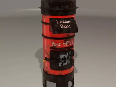 Post Box 3D model