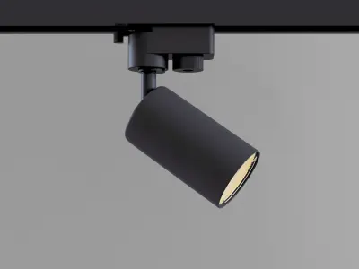 Track Lighting TR002-1-GU10-B Maytoni Technical Free 3D model