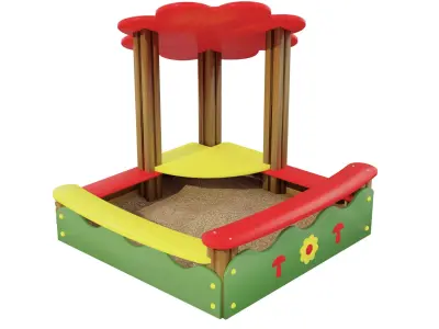 kids playground 01 Low-poly 3D model