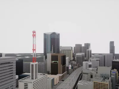 Tokyo Ginza 3D model