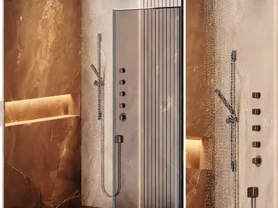 Shower 13 3D model