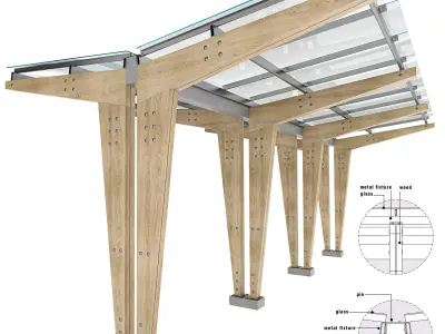 Glazing Canopy 3D model