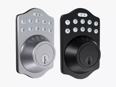 Electrical Door Lock Collection 3D model