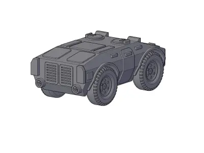 EXPLORATION VEHICLE 3D print model