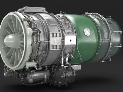  Jet Engine Turbine J85 