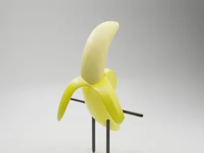 Fruit characters 3D model