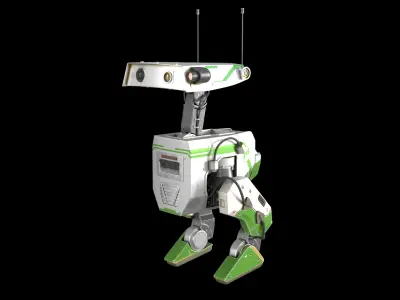 New NVIDIA and Disney Robot 3D model