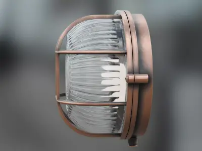 Bulkhead Light 3D model