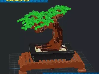 Lego - Bonsai Tree 3D print model