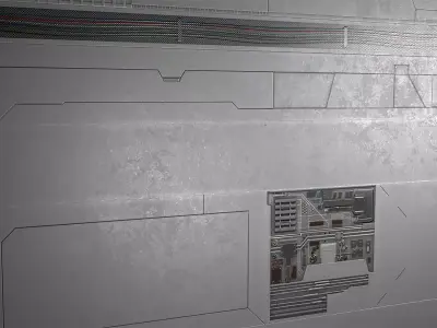 Sci-Fi Trim Sheets Low-poly Panels Vol1 3D model