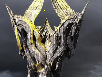 Black Adam Throne 2  3D model
