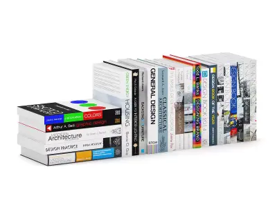 Architecture and Design Books 1 3D model