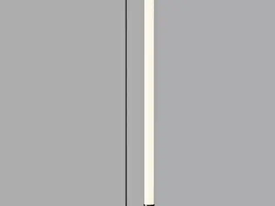 Linear Metal LED Floor Lamp 3D model purchase
