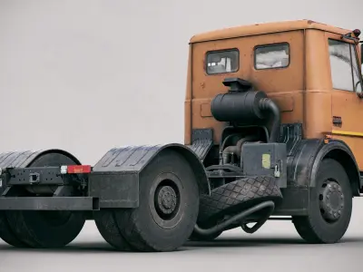 Rigged Construction Truck Realtime 