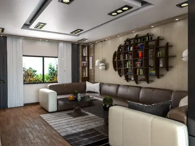 VOID Living Room 1 3D model