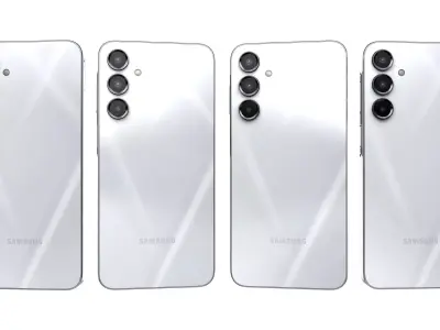 Samsung Galaxy A16 5G Light Gray High Poly 3D model