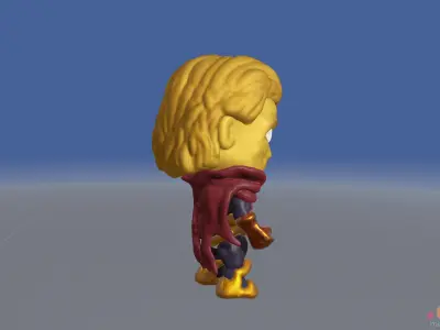 Adam Warlock   Comic Character   Chibi SD version 3D model