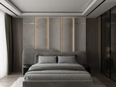 BEDROOM 01 3D model purchase