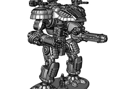 Project Dominator Gunslinger-R Long Range Variant 3D print model