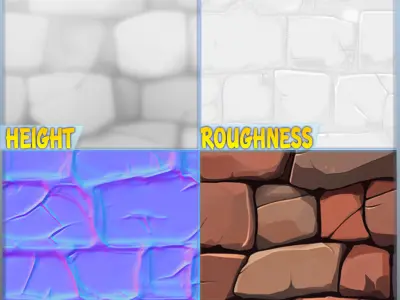 Stylized Wall Seamless Texture Texture 108