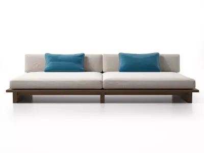 Maldives Sofa 229 3D model
