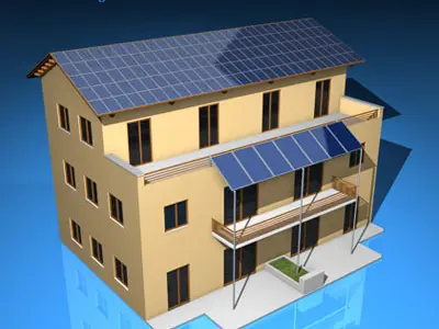 Ecological house2 3D model