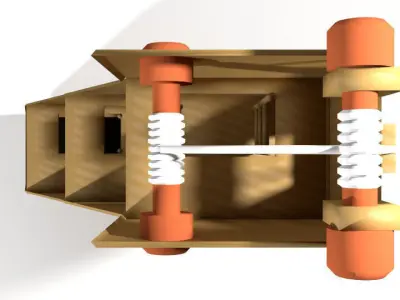 Medieval War Machine - Siege Tower 3D model