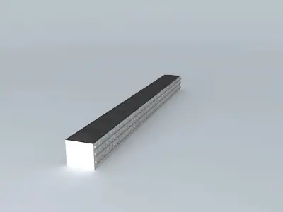 A Row of Townhouses Free 3D model