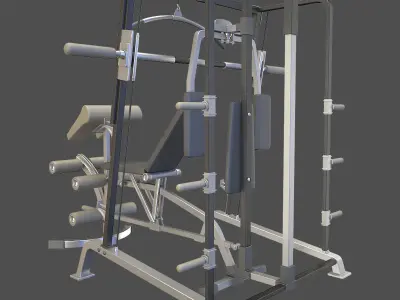 Gym Equipment 3D model